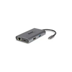 Hamlet HDKC-PD400D replicatore di porte e docking station per laptop Cablato USB 3.2 Gen 1 (3.1 1) Type-C Grigio