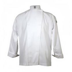Chef Revival J002-XL Poly Cotton Traditional Chef Jacket, X-Large, White