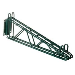 Focus FWB14DG Bracket for 14" Deep Wall Mounted Shelf, Epoxy, Green Epoxy