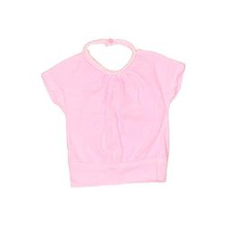 Carter's Short Sleeve Top Pink Keyhole Tops - Size 3 Month