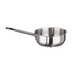 Paderno 11113-18 Grand Gourmet Saute Pan, 1 3/4 qt, Stainless, Curved, Silver