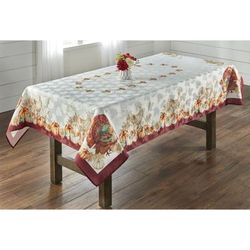 Wide Width Turkey Tablecloth by BrylaneHome in Multi (Size 52" W 70" L)