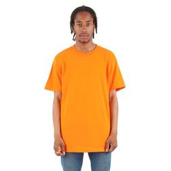Shaka Wear SHASS Adult 6 oz. Active Short-Sleeve Crewneck T-Shirt in Orange size 3XL