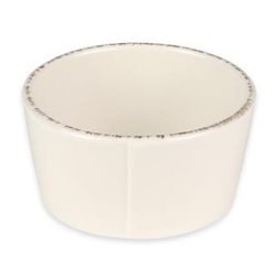 Libbey FH-512 Farmhouse 4" Round Bouillon Bowl - Ceramic, Cream White, 8 oz