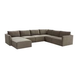 Willow Taupe Modular Large Chaise Sectional - REN-L03110-SEC5