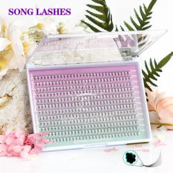 SONG LASHES Premade Fans Mega Tray 360 Fans Sharp Thin Pointy Base Premade Volume Fans for Eyelash Extensions 6D 7D 8D 10D 12D
