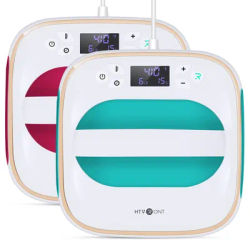 EU/US/AU/UK Plug HTVRONT 10X10inch Square Heat Press Machine T-shirts Printing DIY Iron On