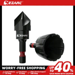 EZARC Deburring External Chamfer Tool, 2PCS Deburring Chamfer Tool, Internal Countersink Drill Bit, Remove Burr Fits for 3-19mm