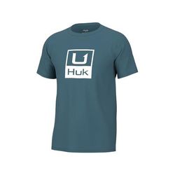 Huk Men's Stacked Logo T-Shirt, Tapestry SKU - 466525