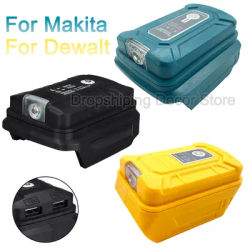 Chargeur de téléphone portable USB pour Makita adaptateur de batterie lampe LED lampe de poche