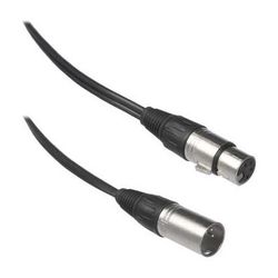 Bescor XLR-5MF 4-Pin XLR Male to Female Power Cable (5') XLR5MF