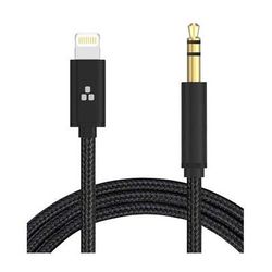 Thore 3.5mm Audio to Lightning Connector Aux Cable (4', Black) THR/C12GM