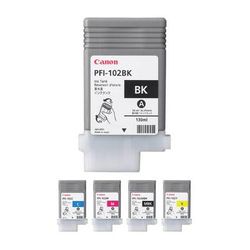 Canon PFI-102 Ink Tank Bundle for Select imagePROGRAF Large-Format Inkjet Printer 0895B001AA