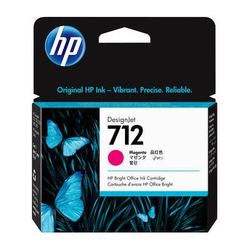 HP 712 Standard-Capacity Magenta Ink Cartridge (29mL) 3ED68A