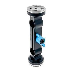 Kondor Blue 15mm Dual-Rod Clamp with ARRI-Style Rosettes (Raven Black) KB-ROSETTEDUAL-BK