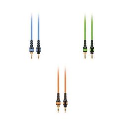 RODE NTH-Cable Kit for NTH-100 Headphones (3-Pack Blue, Green, Orange, 7.9') NTH-CABLE24B