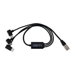 Deity Microphones SPD-HR3U 4-Pin Hirose to Triple USB-C Cable DTS0287D64