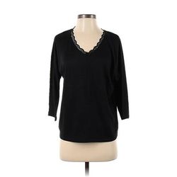 Lascana Pullover Sweater: Black Tops - Women's Size 4