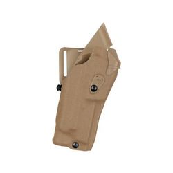 Safariland 6390RDS ALS Mid-Ride Level I Retention Glock Duty Holster Glock 17 MOS Right Hand STX Tactical Coyote Brown 6390RDS-832-761