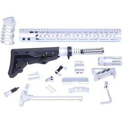 Guntec USA AR-15 Ultimate Rifle Kit Anodized Clear ULT-RK-CLEAR