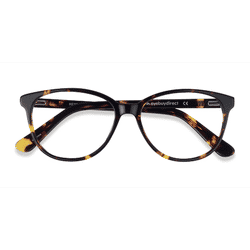 Female s horn Tortoise Acetate Prescription eyeglasses - Eyebuydirect s Hepburn