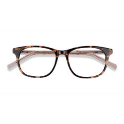 Unisex s rectangle Tortoise Acetate Prescription eyeglasses - Eyebuydirect s Steps
