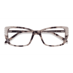 Female s horn Ivory Tortoise Silver Acetate,Metal Prescription eyeglasses - Eyebuydirect s Gilded