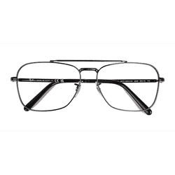 Unisex s rectangle Black Metal Prescription eyeglasses - Eyebuydirect s Ray-Ban RB3636V