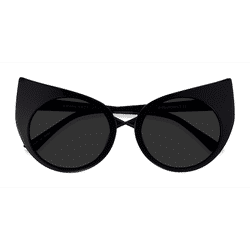 Female s horn Black Gold Acetate,Metal Prescription sunglasses - Eyebuydirect s Birman