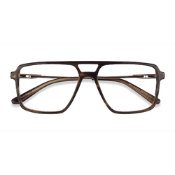 Male s aviator Striped Green Gold Acetate,Metal Prescription eyeglasses - Eyebuydirect s San Diego