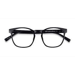 Unisex s square Black Eco Friendly,Plastic Prescription eyeglasses - Eyebuydirect s Oakwood