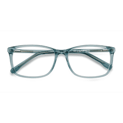 Unisex s rectangle Clear Blue Acetate Prescription eyeglasses - Eyebuydirect s Constellation