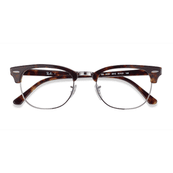 Unisex s browline Tortoise Acetate, Metal Prescription eyeglasses - Eyebuydirect s Ray-Ban Clubmaster Change