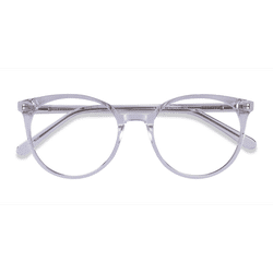 Female s round Clear Acetate Prescription eyeglasses - Eyebuydirect s Janice