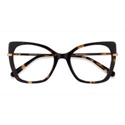 Female s horn Tortoise Gold Acetate,Metal Prescription eyeglasses - Eyebuydirect s Delancey