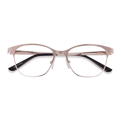 Female s browline Rose Gold Metal Prescription eyeglasses - Eyebuydirect s Digital