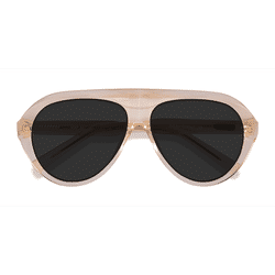 Male s aviator Clear Brown Acetate Prescription sunglasses - Eyebuydirect s Map