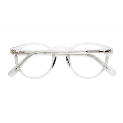 Unisex s round Translucent Acetate Prescription eyeglasses - Eyebuydirect s Theory