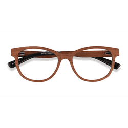 Female s horn Light Wood Mixed Wood Prescription eyeglasses - Eyebuydirect s Botany