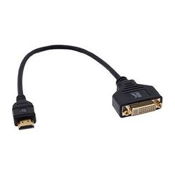 Kramer DVI Female to HDMI Male Adapter Cable (1') ADC-DF/HM