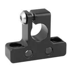 CAMVATE 15mm Single-Rod Clamp with 1/4" Holes C2318
