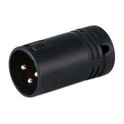 Cable Techniques Low-Profile Right-Angle XLR 3-Pin Male Connector (Standard Outlet, A-Shell, CT-AX3M-K