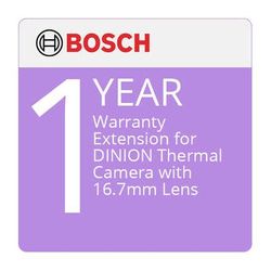 Bosch 12-Month Extended Warranty for DINION Thermal Camera with 16.7mm Lens EWE-D8IT16-IW