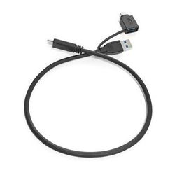 Oyen Digital USB 3.2 Gen 2 Type-C to Type-A Braided Cable with Type-A to Type-C Adapter UCCA-04-NN