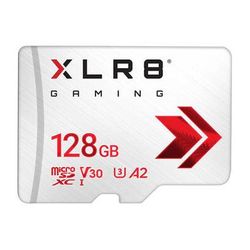 PNY 128GB XLR8 Gaming UHS-I microSDXC Memory Card P-SDU128V32100XLR-GE