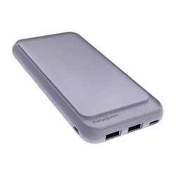 ChargeWorx 10,000 mAh Dual USB Slim Power Bank (Lavender) CX6861LV