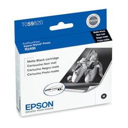Epson UltraChrome K3 Matte Black Ink Cartridge for Stylus Photo R2400 Printer T059820