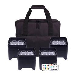 ColorKey Used MobilePar Mini Hex 4 Bundle with Carrying Case (4-Pack) CKW-6024