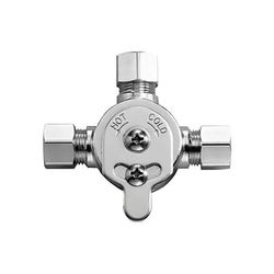 Sloan 3326009 3/8" Manual Mixing Valve w/ Checks, Chrome