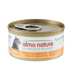 24x70g Tuna & Shrimp Natural HFC Almo Nature Wet Cat Food